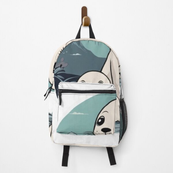 Item preview, "Graceful Seal Mother and Baby: A Heartwarming Oceanic Embrace" designed and sold by SSulatul101.