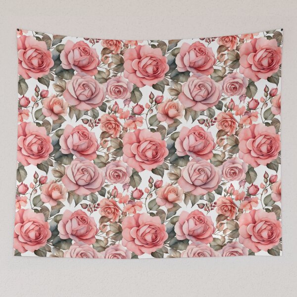 Aperçu de l'œuvre Fond transparent de fleur rose vintage créée et vendue par Jayjaynaenae.