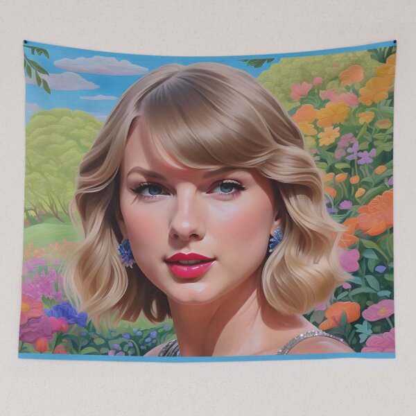 Item preview, Taylor Swift Blooming Flowers Painting designed and sold by artvia.