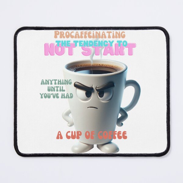 Item preview, Procaffeinating Playful Coffee  designed and sold by PixelProphets.