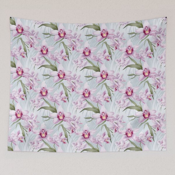 Item preview, orchid seamless pattern designed and sold by ThechampArt.