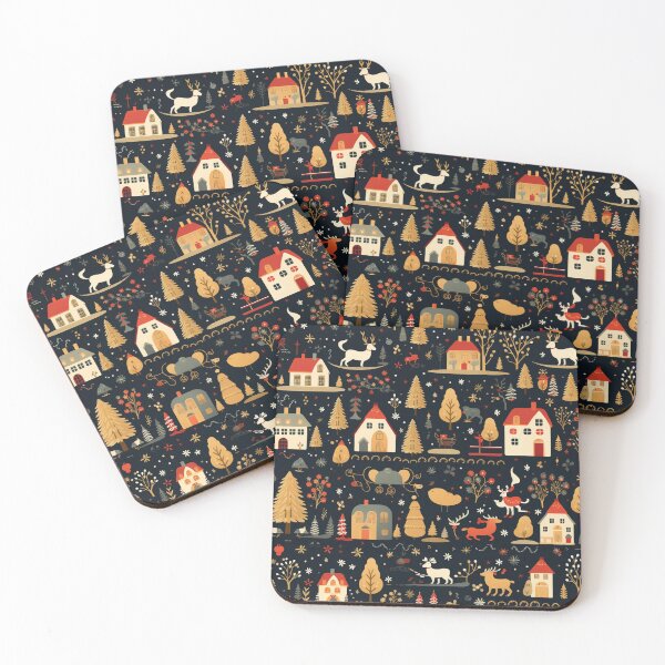 Item preview, Santa's Workshop, Christmas paper, seamless pattern, Digital Paper No.033 designed and sold by GoDATAP.