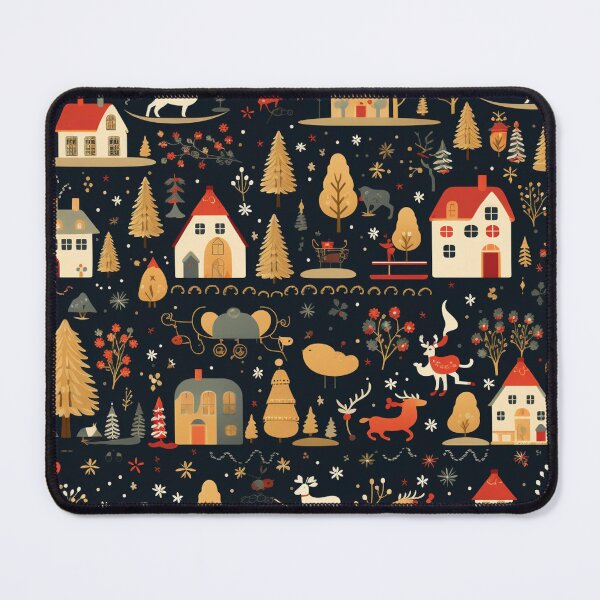 Item preview, Santa's Workshop, Christmas paper, seamless pattern, Digital Paper No.033 designed and sold by GoDATAP.
