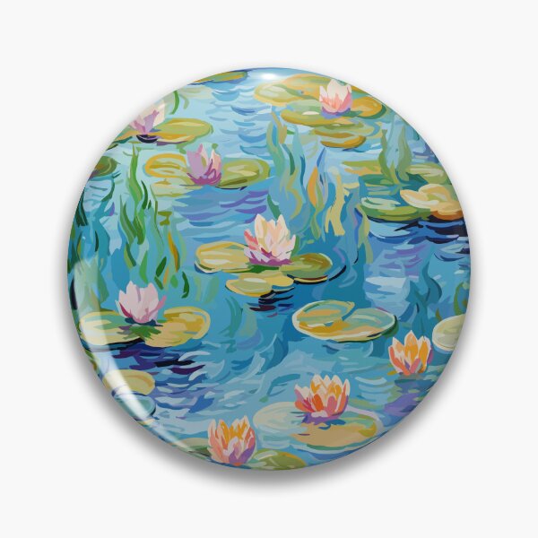 Item preview, Impressionist Water Lilies designed and sold by sagybp.
