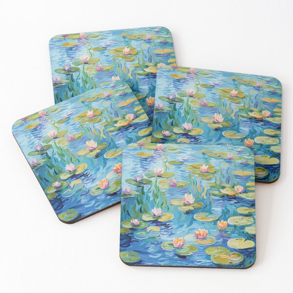 Item preview, Impressionist Water Lilies designed and sold by sagybp.