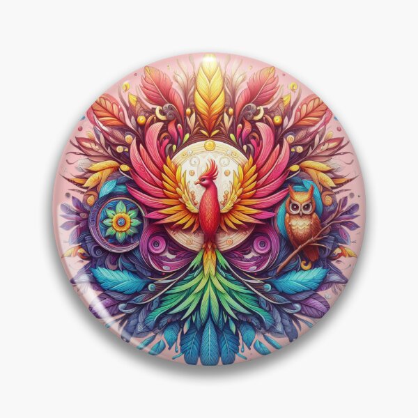 Item preview, Phoenix Mandala  designed and sold by Cuteanimecorner.