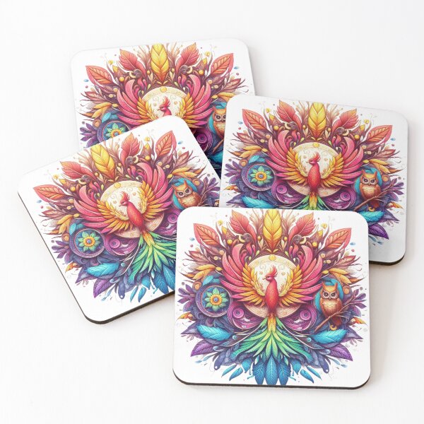 Item preview, Phoenix Mandala  designed and sold by Cuteanimecorner.