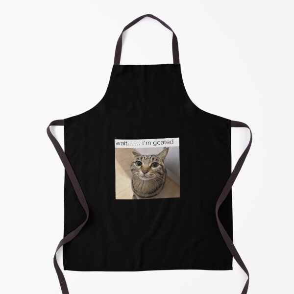 Item preview, Wait i'm goated cat meme funny positivity silly designed and sold by bubbleiel.