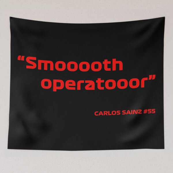 Item preview, Smooth operator - Carlos Sainz #55 designed and sold by andreanastasio.