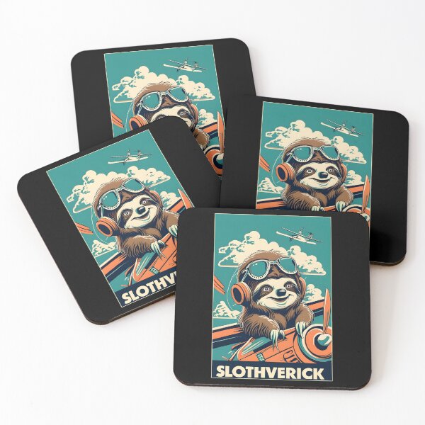 Item preview, Maverick sloth designed and sold by SidTastic .