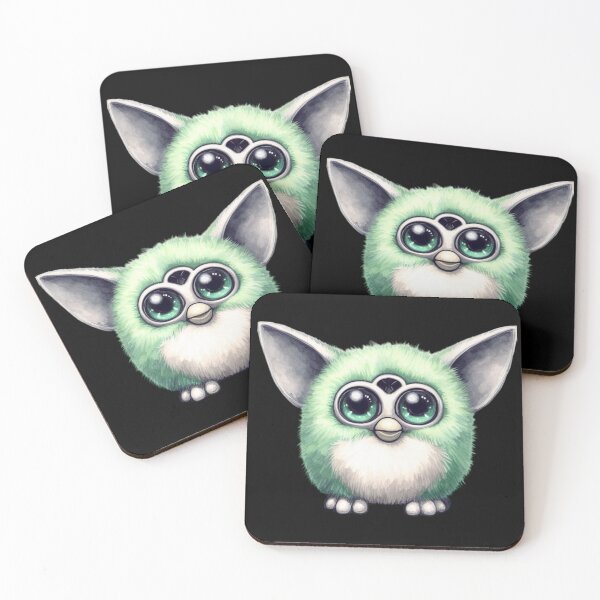 Item preview, Green & Grey Furby designed and sold by SandeeTheGemini.