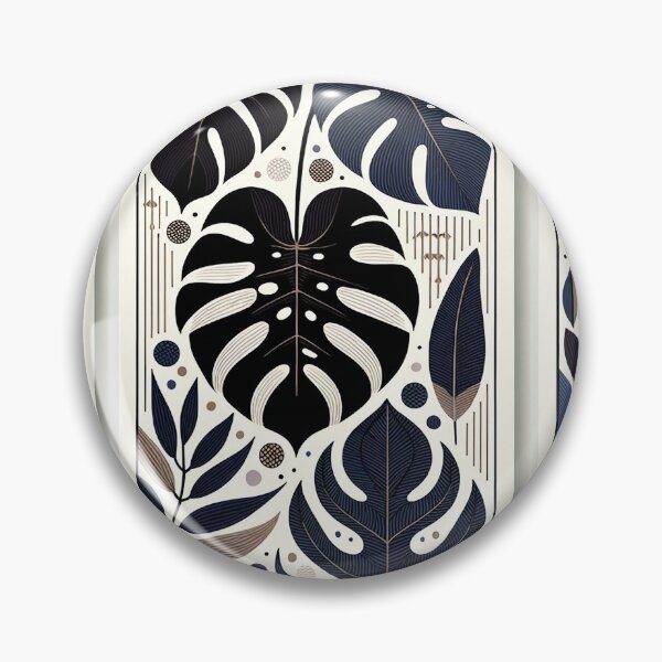 Item preview, Botanical Elegance Artwork - Modern Geometric Leaf Illustrations - Versatile Home & Lifestyle Collection designed and sold by MellowLazy.