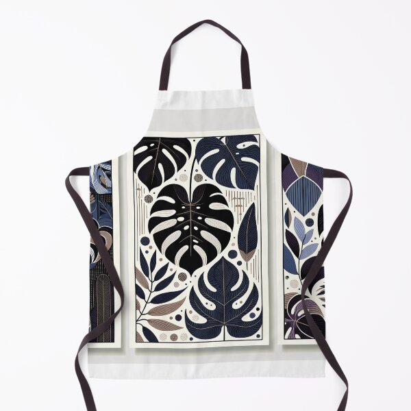 Item preview, Botanical Elegance Artwork - Modern Geometric Leaf Illustrations - Versatile Home & Lifestyle Collection designed and sold by MellowLazy.