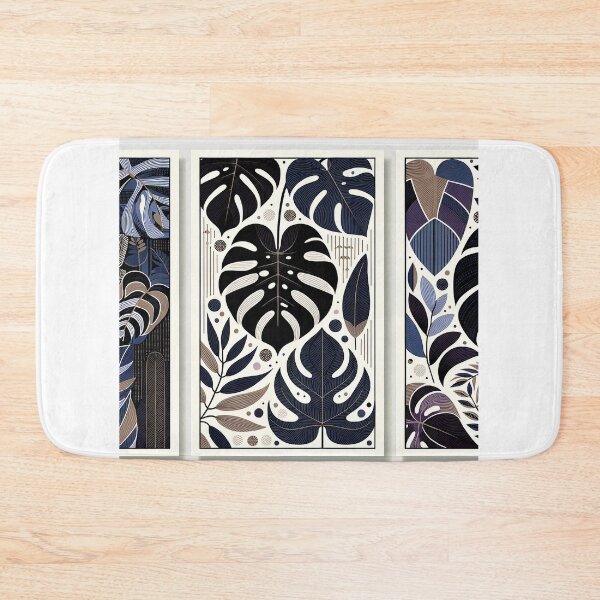 Item preview, Botanical Elegance Artwork - Modern Geometric Leaf Illustrations - Versatile Home & Lifestyle Collection designed and sold by MellowLazy.