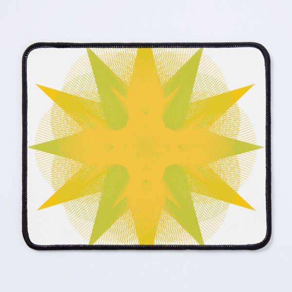 Item preview, CirclesOnCircle-2B [11116611-Yellows-WB] designed and sold by LottMultimedia.