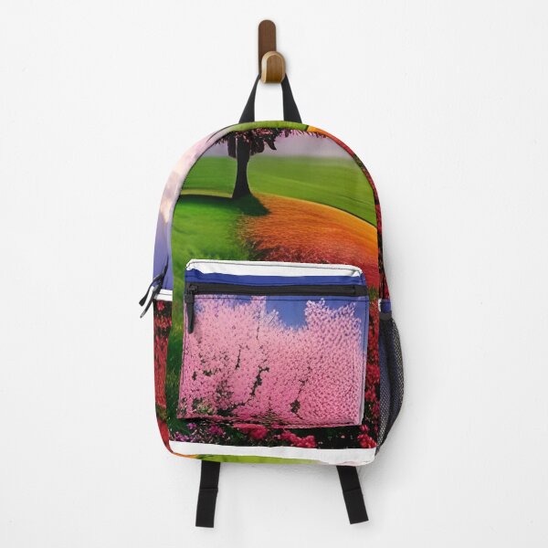 Item preview, COLORFUL PINK MOUTAIN GREEN GROUNDS designed and sold by Sanny88.