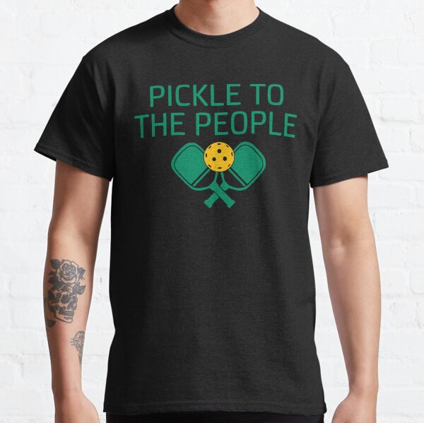 Item preview, Funny Pickle To The People Pickleball Pun designed and sold by StreetFooD.