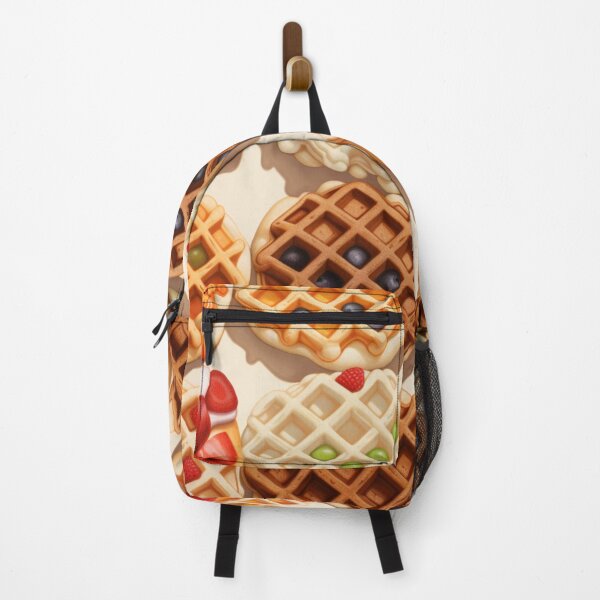 Item preview, Waffles With Fruits Pattern designed and sold by NicolasGlowArt.