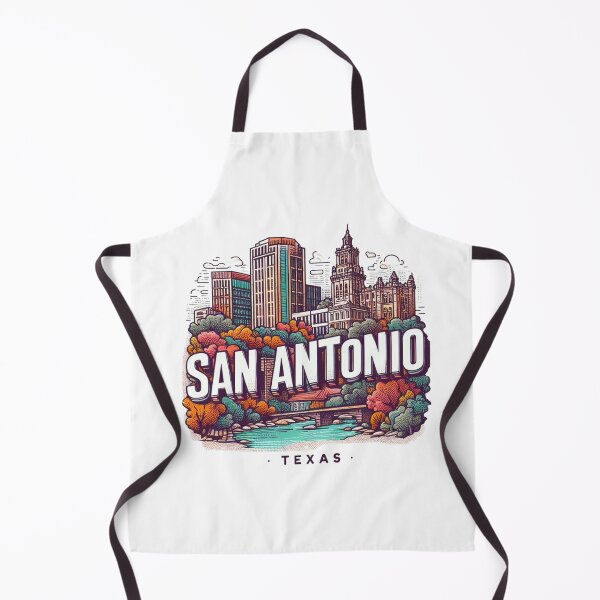 Item preview, San Antonio Texas Watercolor Illustration designed and sold by PaintMeWorld.