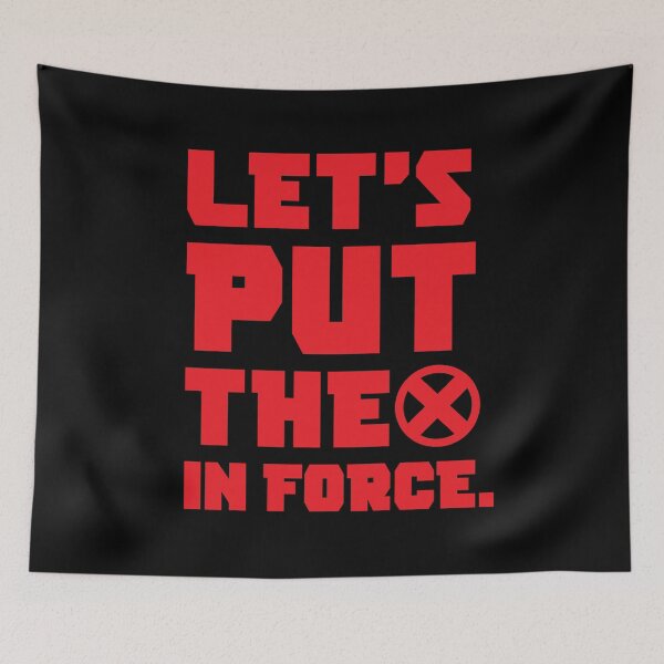 Item preview, Let's Put The X in Force - Red designed and sold by DemonigoteCamis.