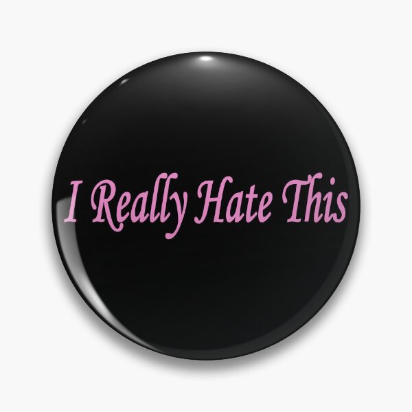 Item preview,  I Hate This Funny | black color version designed and sold by AestheticArtHub.