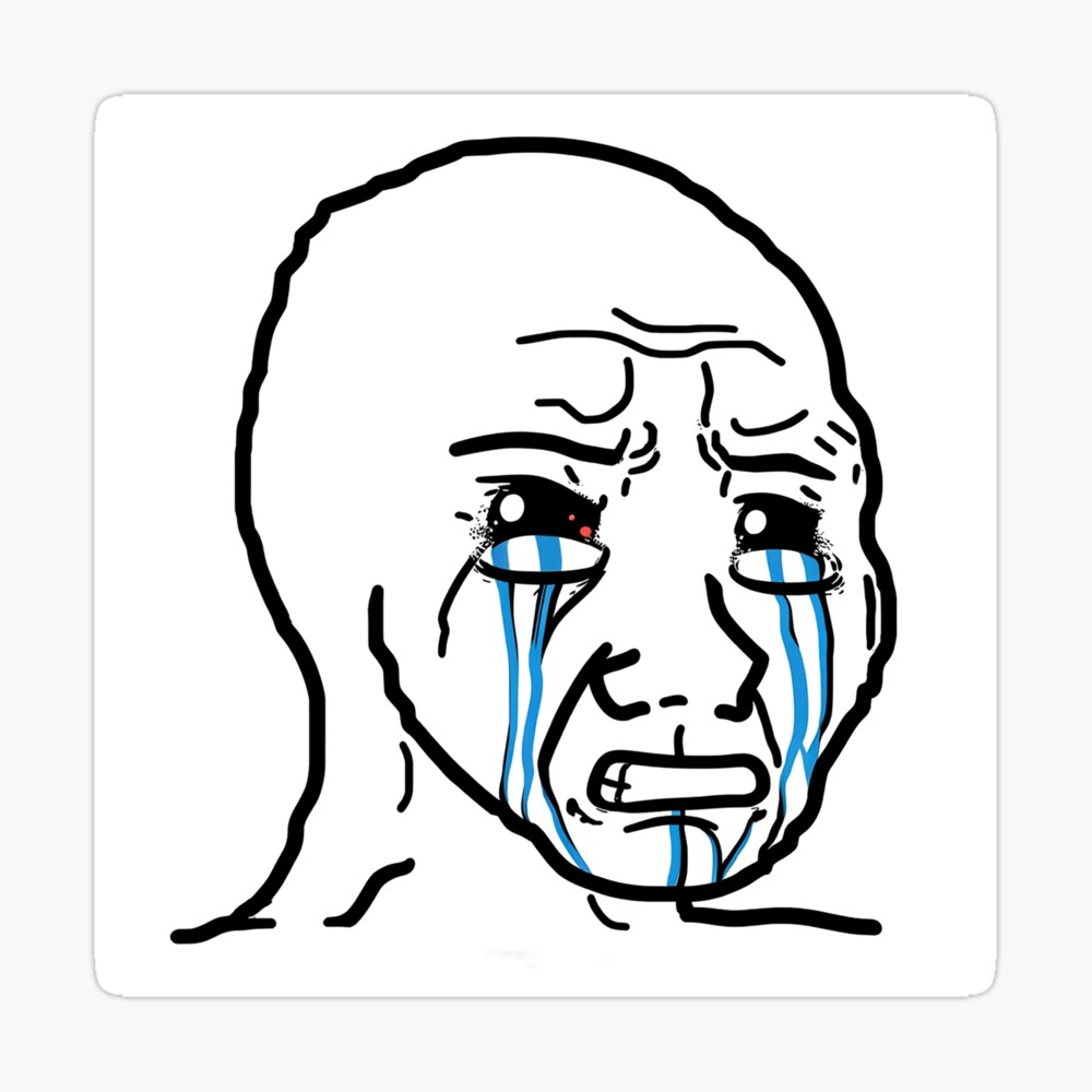 Crying Wojak Postcard