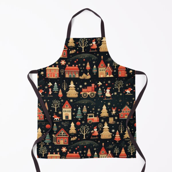 Item preview, Santa's Workshop, Christmas paper, seamless pattern, Digital Paper No.034 designed and sold by GoDATAP.
