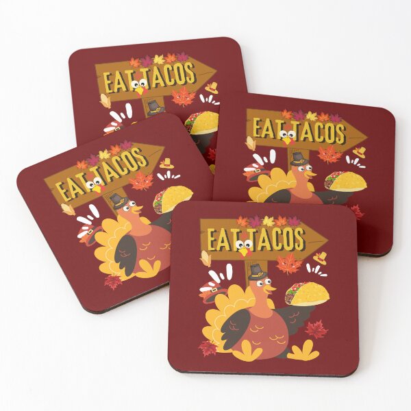 Item preview, Funny Turkey Eat Tacos Mexican Taco Food Thanksgiving Party Family Matching designed and sold by LittleZea.