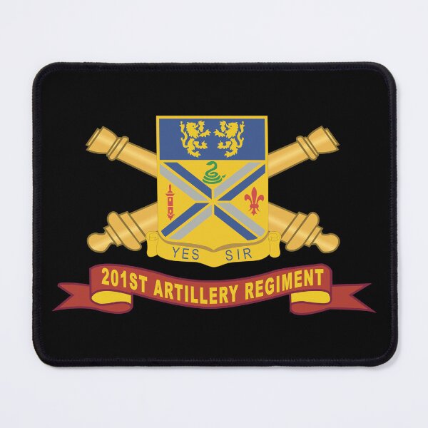 Item preview, Army - 201st Field Artillery Regiment - DUI w Br - Ribbon X 300 designed and sold by Military Insignia Products.