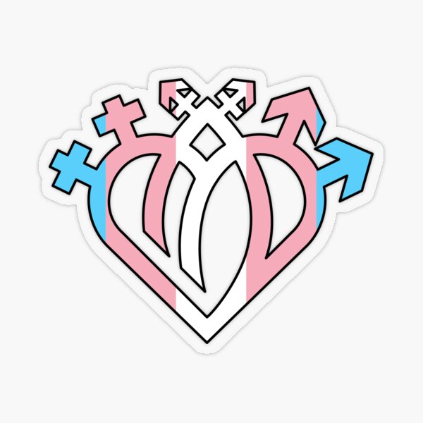 Spectrum Syndicate Logo Trans Variant Transparent Sticker