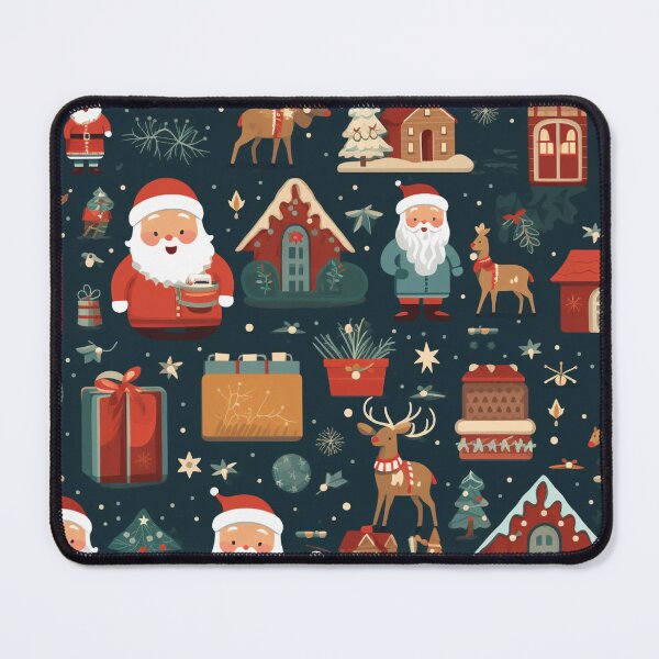 Item preview, Santa's Workshop, Christmas paper, seamless pattern, Digital Paper No.035 designed and sold by GoDATAP.