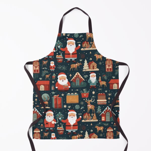Item preview, Santa's Workshop, Christmas paper, seamless pattern, Digital Paper No.035 designed and sold by GoDATAP.