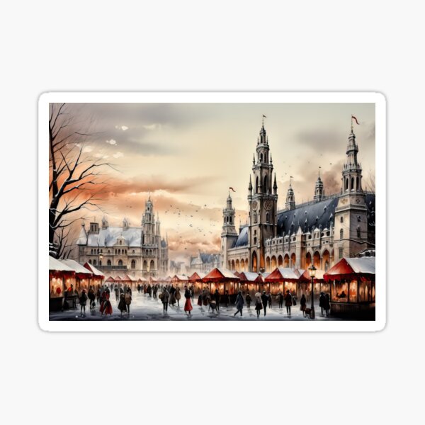 Artikel-Vorschau von Der Weihnachtsmarkt, designt und verkauft von Brian Tarr.