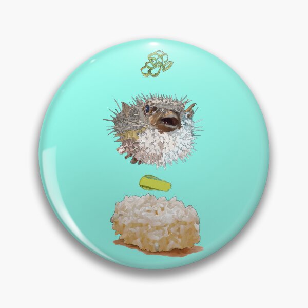 Item preview, Blowfish sushi designed and sold by m-yoga-store.