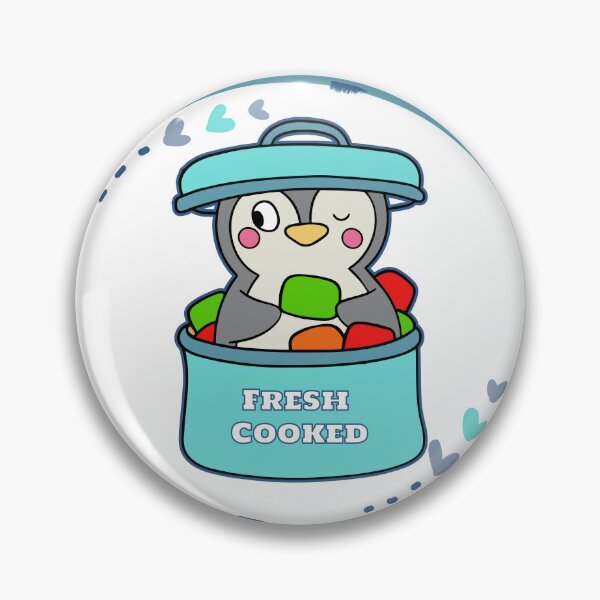 Item preview, Pingüino azul recién cocinado designed and sold by YLinDesign.