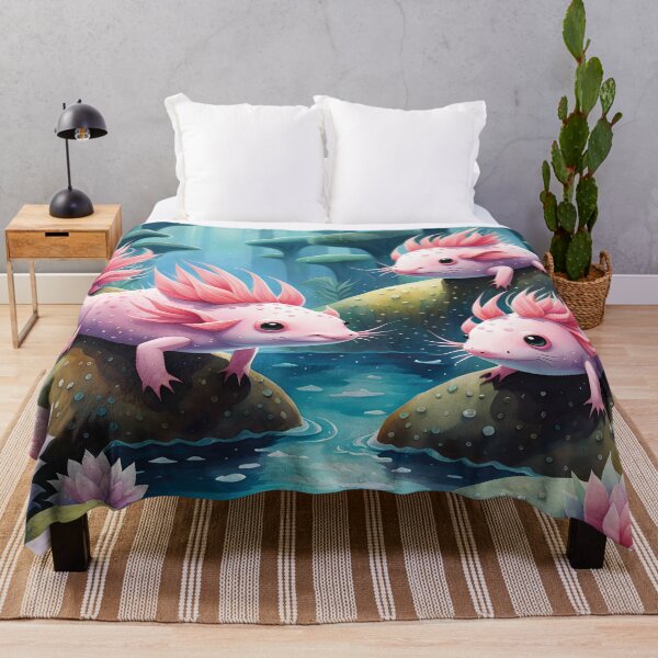 Item preview, cute axolotl, kawaii designed and sold by Mauswohn.