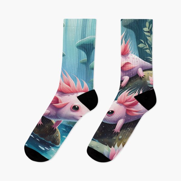 Item preview, cute axolotl, kawaii designed and sold by Mauswohn.