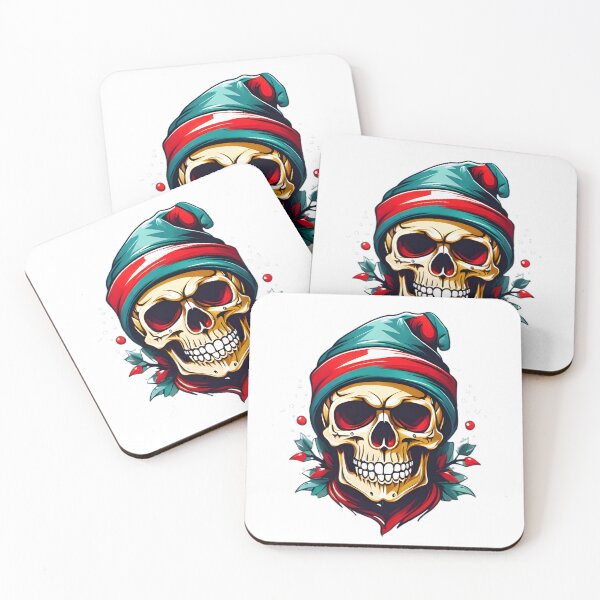 Item preview, Christmas Skully designed and sold by GloriousChoice.