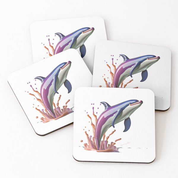 Item preview, Dolphin Fish Art Featuring Jump designed and sold by SpicyOne.
