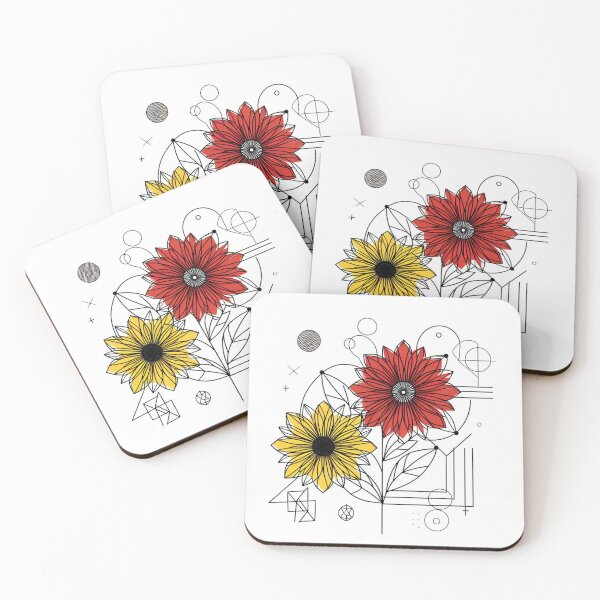 Item preview, Floral Geometry: Blossoms and Shapes in Harmony designed and sold by ReplyGirl.