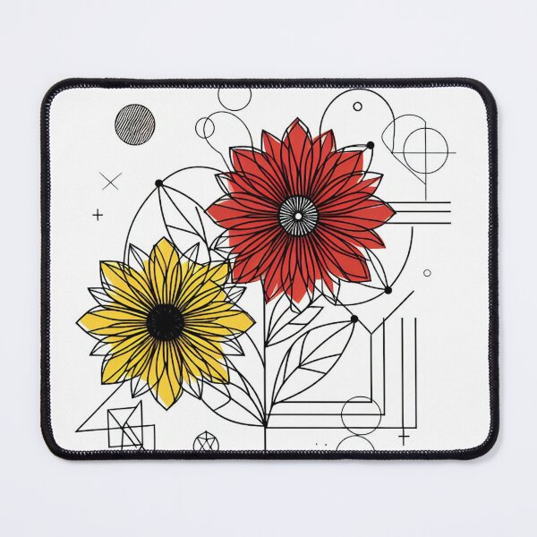Item preview, Floral Geometry: Blossoms and Shapes in Harmony designed and sold by ReplyGirl.