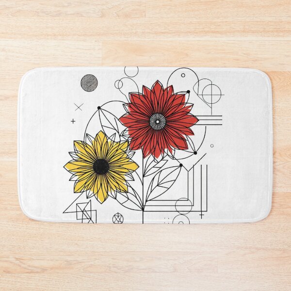 Item preview, Floral Geometry: Blossoms and Shapes in Harmony designed and sold by ReplyGirl.