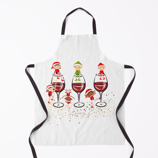 Item preview, Elves on the wine glass designed and sold by Re-Zsu.