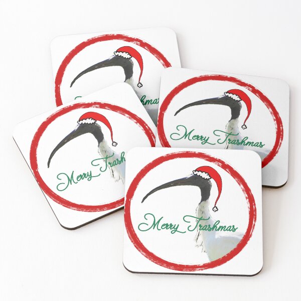 Item preview, Merry trashmas with the Australian Ibis (Bin Chicken) designed and sold by QueenOfCorn.