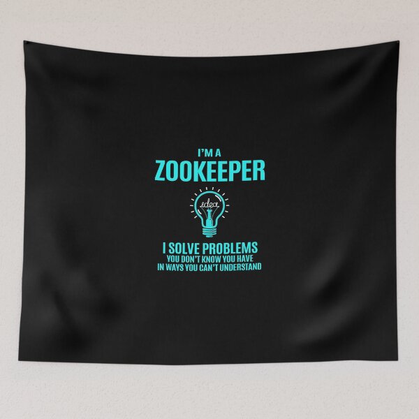 Item preview, Zookeeper - I Solve Problems designed and sold by analisanta.