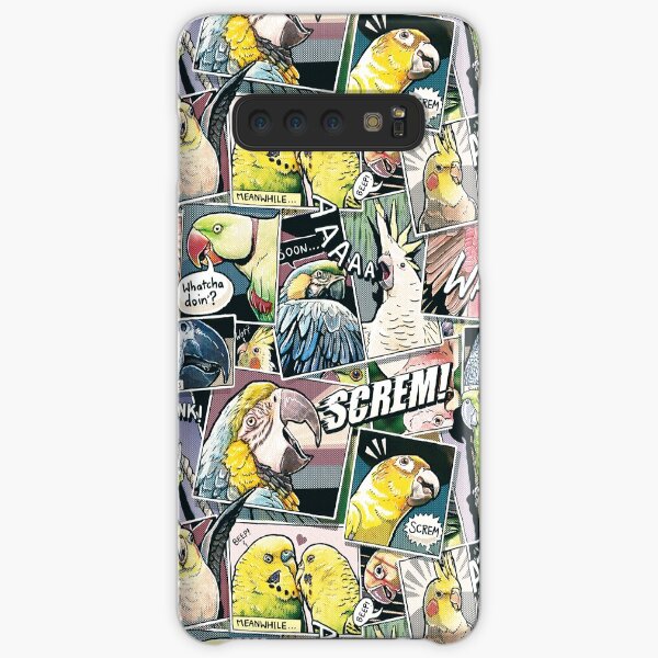 Parrots Comic Style Samsung Galaxy Snap Case