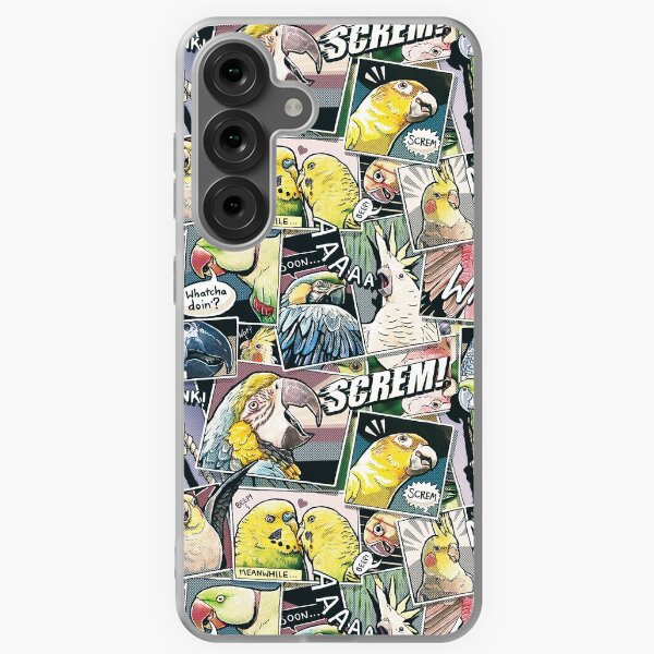 Item preview, Parrots Comic Style designed and sold by MaratusFunk.