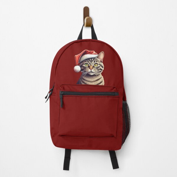 Item preview, Christmas happy cat cartoon style designed and sold by SleeeepyStudio.