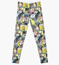 Parrots Comic Style Leggings