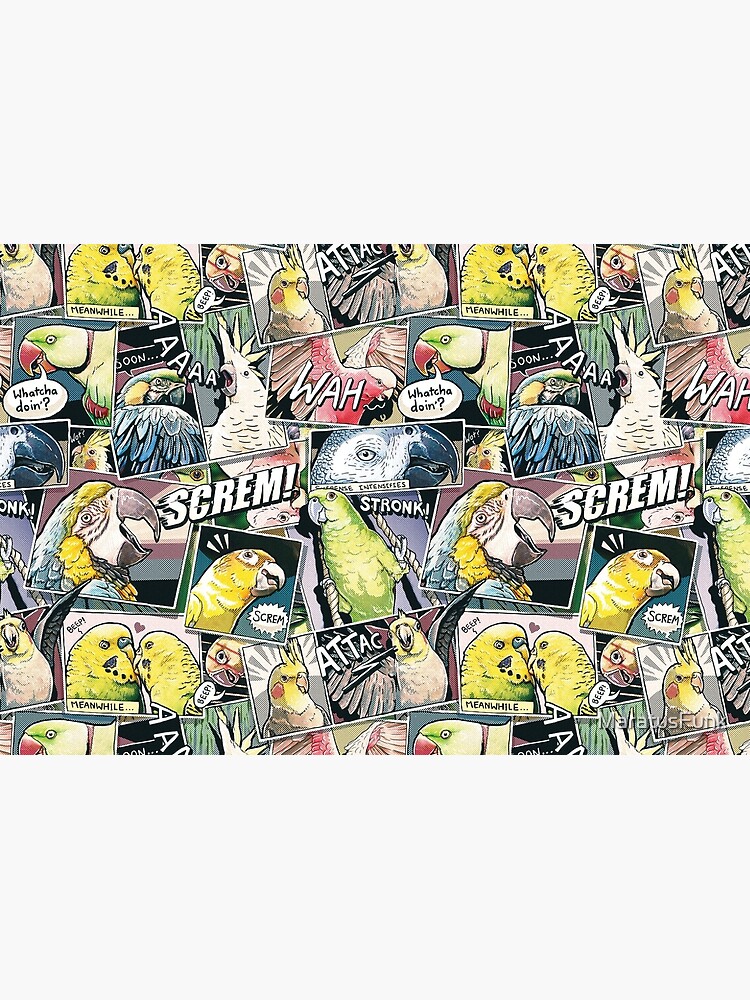Parrots Comic Style by MaratusFunk